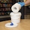 Pig PIG Center-Pull Wiper - Add Your Own Bucket & Disinfectant 12 rolls/case ext. dia. 6" x 6" H, 12PK WIP8600 - alternate 2